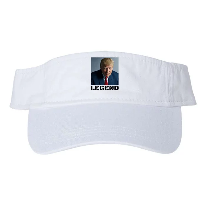 Trump 2024 Mugshot President legend Valucap Bio-Washed Visor