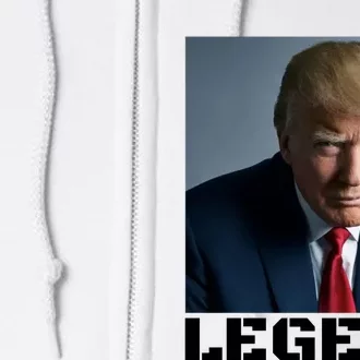 Trump 2024 Mugshot President legend Full Zip Hoodie