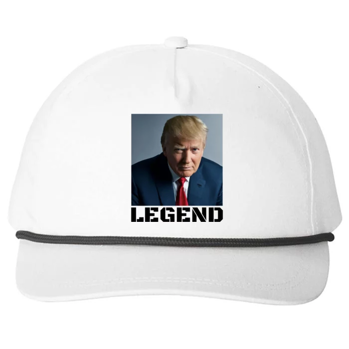 Trump 2024 Mugshot President legend Snapback Five-Panel Rope Hat