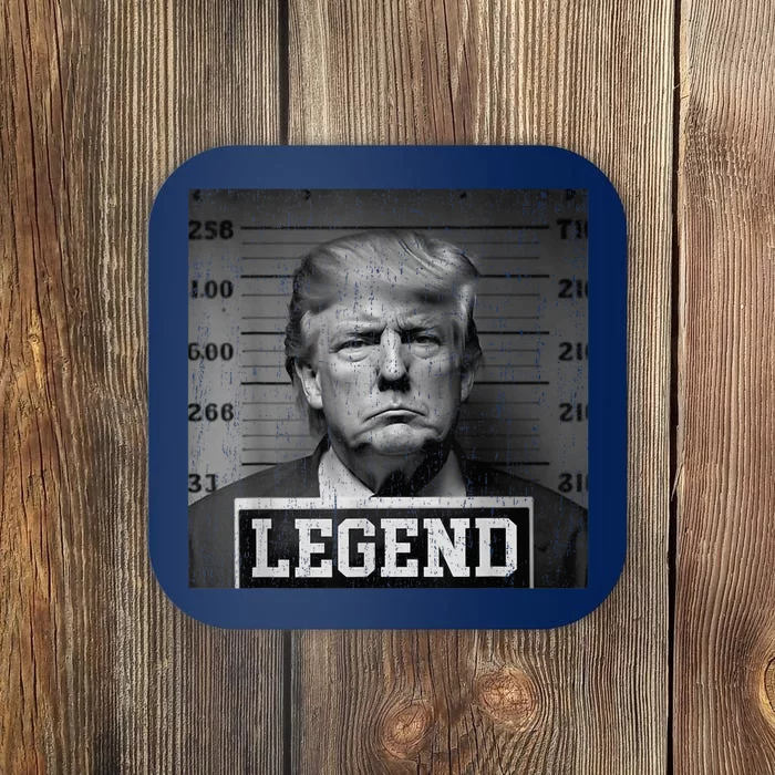 Trump 2024 Mugshot President Legend Coaster