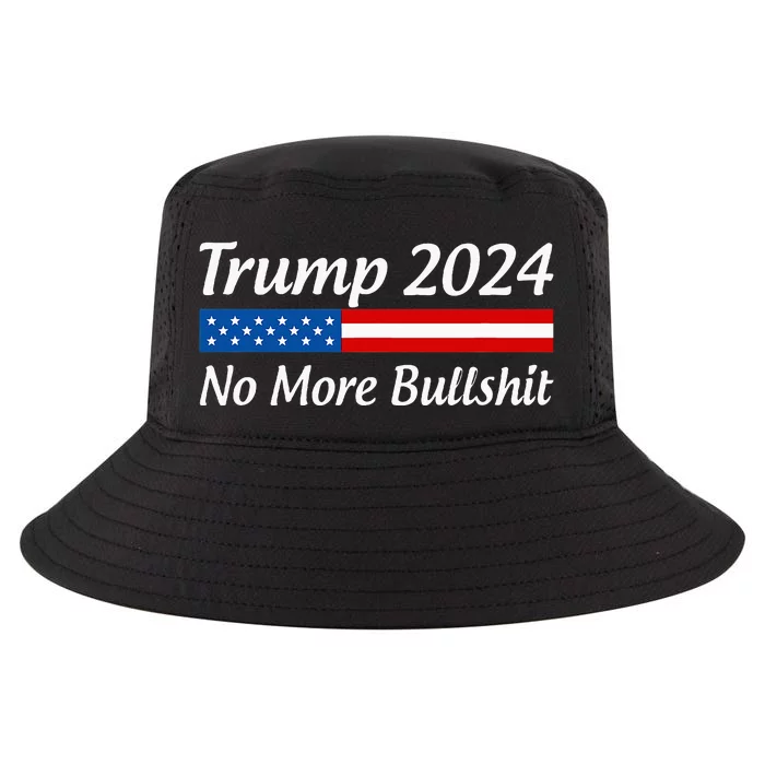 Trump 2024 No More Bullshit Cool Comfort Performance Bucket Hat