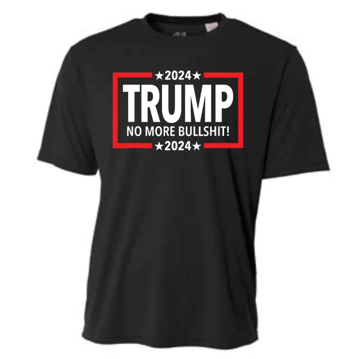 Trump 2024 No More Bullshit Cooling Performance Crew T-Shirt