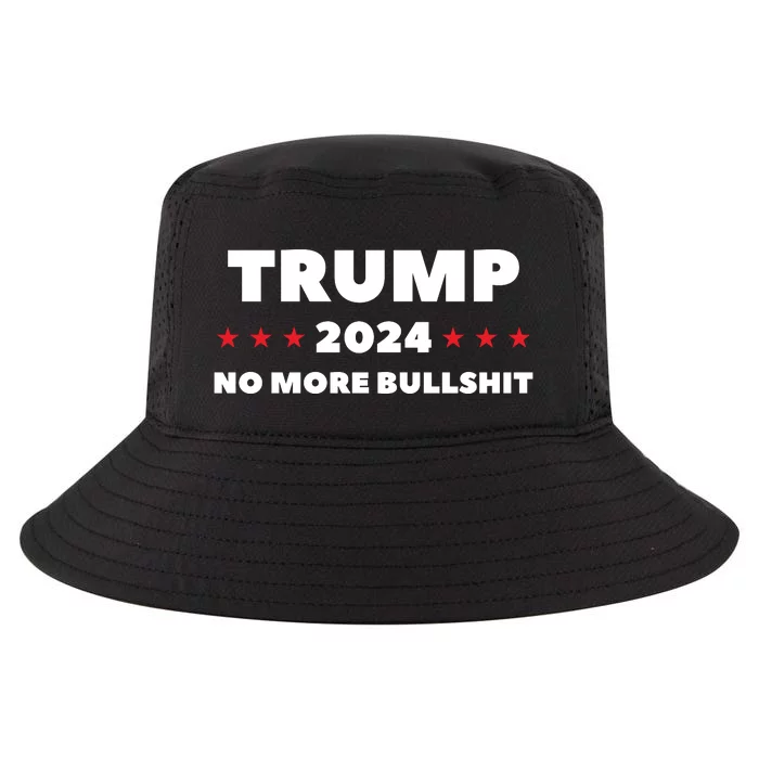 Trump 2024 No More Bullshit Cool Comfort Performance Bucket Hat