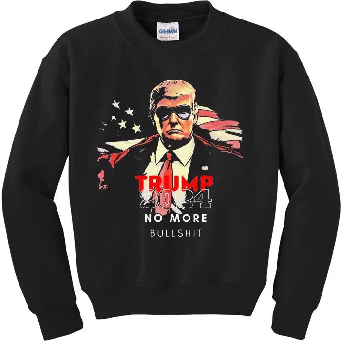 Trump 2024 Never Surrender Trump Assassinated Kids Sweatshirt