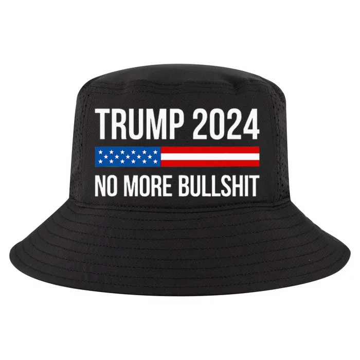 Trump 2024 No More Bullshit Cool Comfort Performance Bucket Hat