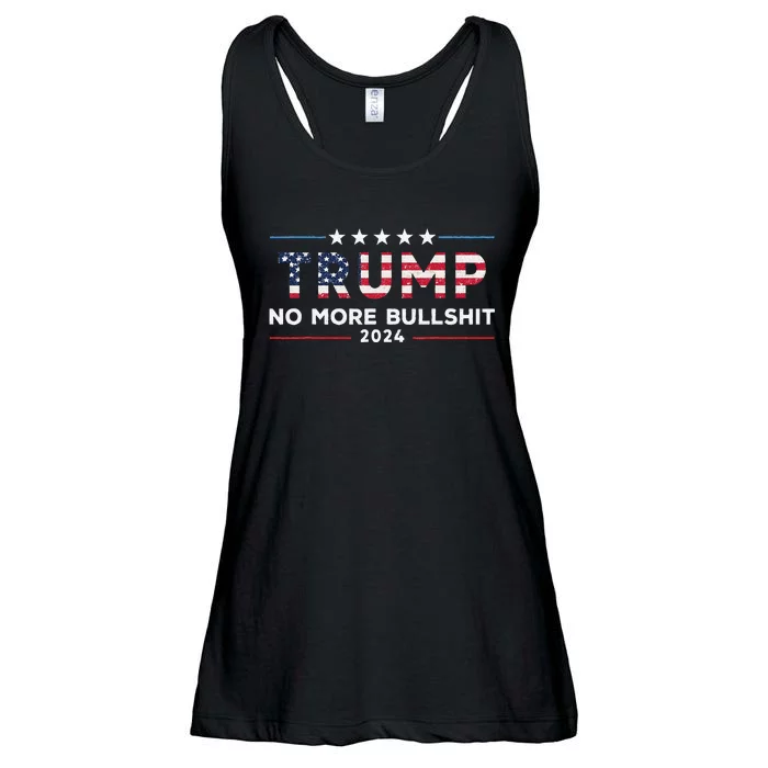 Trump 2024 No More Bullshit Political Ladies Essential Flowy Tank