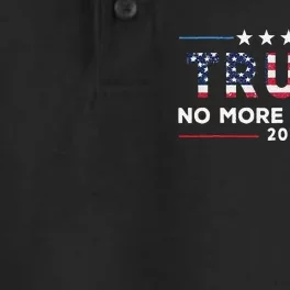 Trump 2024 No More Bullshit Political Dry Zone Grid Performance Polo