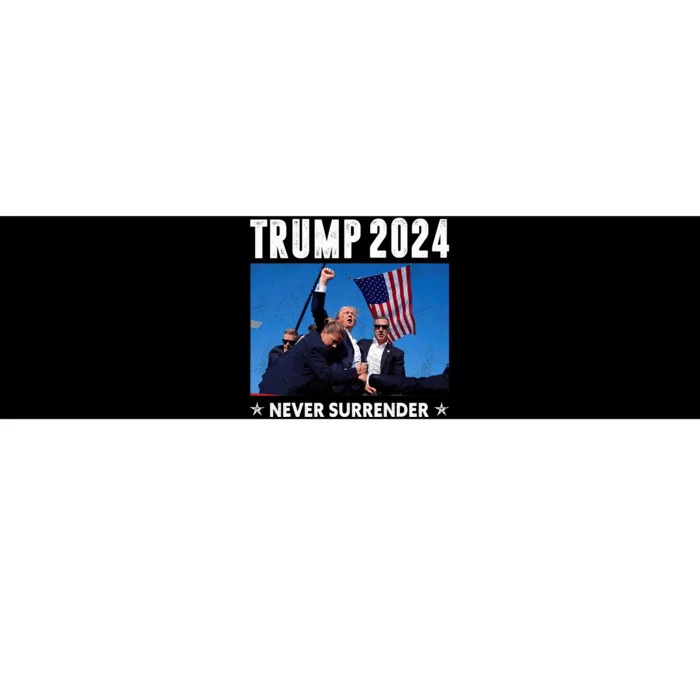 Trump 2024 Never Surrender Trump Assassinated Bumper Sticker