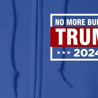 Trump 2024 No More BS Save America USA Vote Full Zip Hoodie