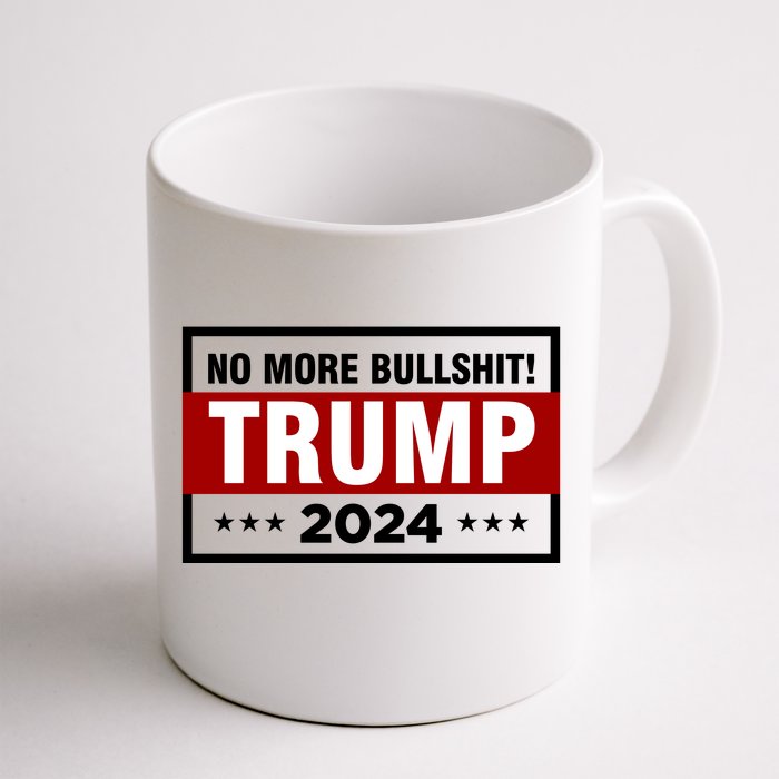 Trump 2024 No More BS Save America USA Vote Front & Back Coffee Mug