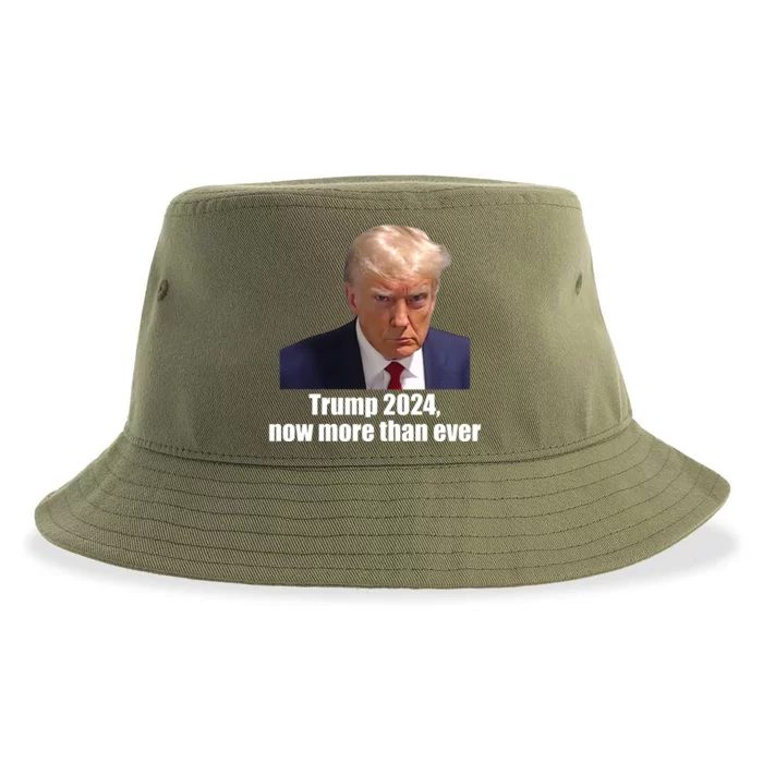 Trump 2024 Now More Than Ever Sustainable Bucket Hat