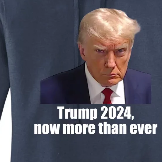 Trump 2024 Now More Than Ever Women's Pullover Hoodie