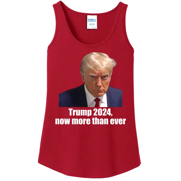 Trump 2024 Now More Than Ever Ladies Essential Tank