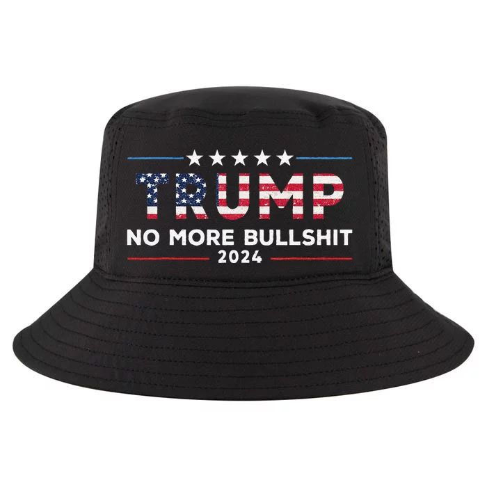 Trump 2024 No More Bullshit Political Cool Comfort Performance Bucket Hat