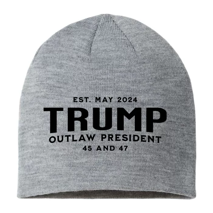 Trump 2024 Outlaw President 8 1/2in Sustainable Knit Beanie