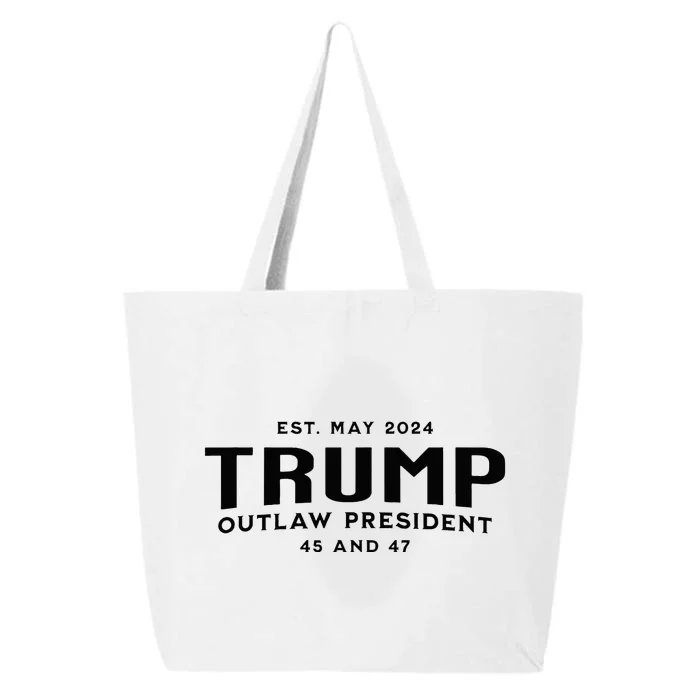 Trump 2024 Outlaw President 25L Jumbo Tote