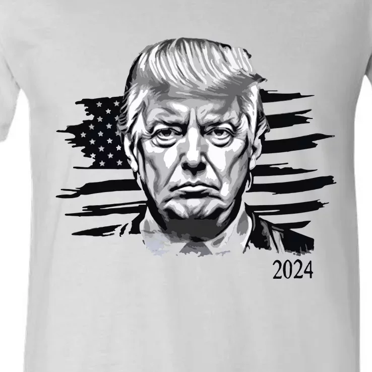 Trump 2024 Outlaw President Trump Not Guilty V-Neck T-Shirt