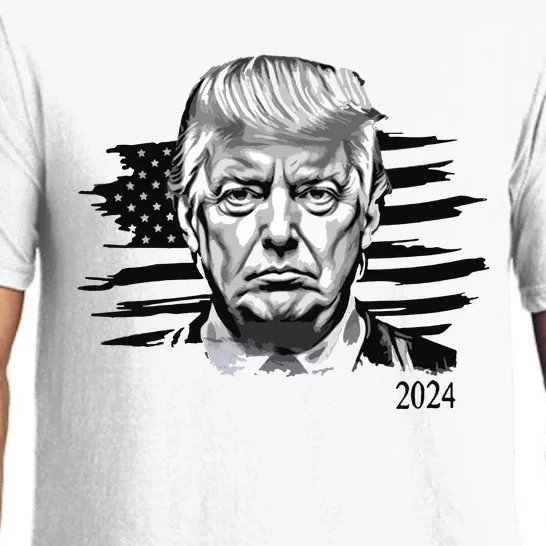 Trump 2024 Outlaw President Trump Not Guilty Pajama Set