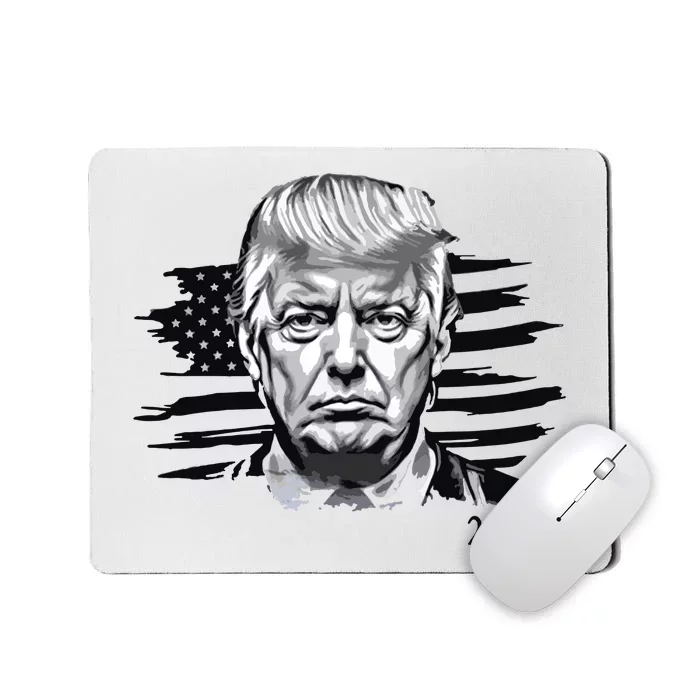 Trump 2024 Outlaw President Trump Not Guilty Mousepad