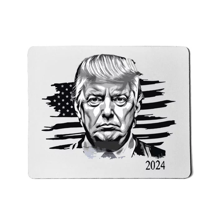 Trump 2024 Outlaw President Trump Not Guilty Mousepad