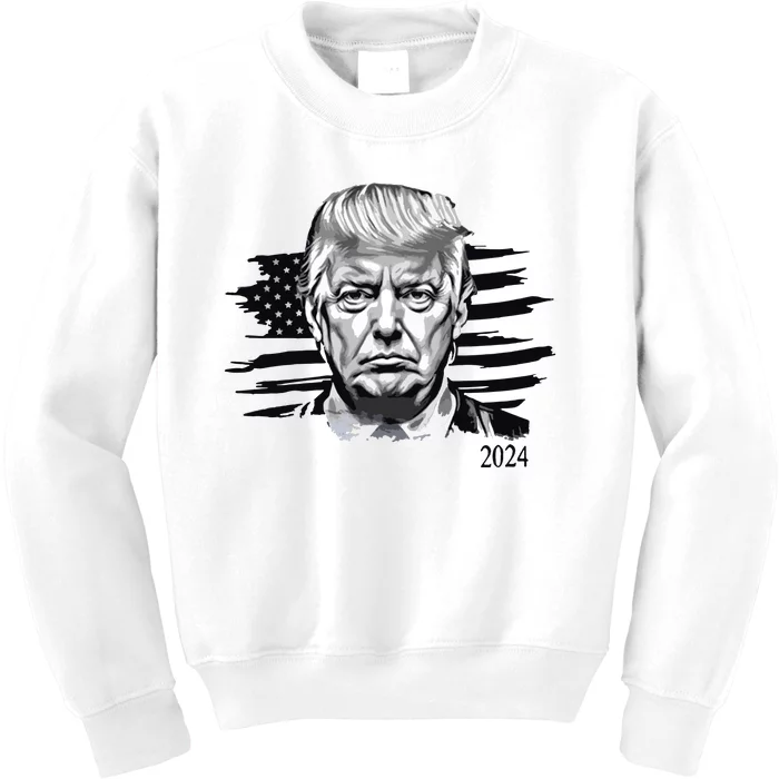 Trump 2024 Outlaw President Trump Not Guilty Kids Sweatshirt