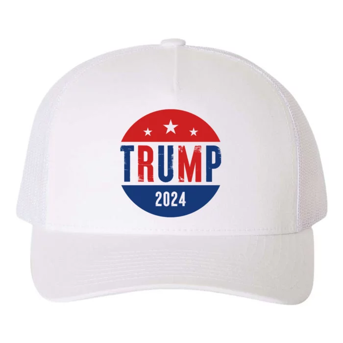 Trump 2024 Presidential Election Logo Yupoong Adult 5-Panel Trucker Hat