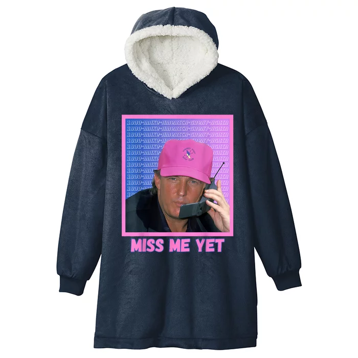 Trump 2024 President 2024 Hooded Wearable Blanket