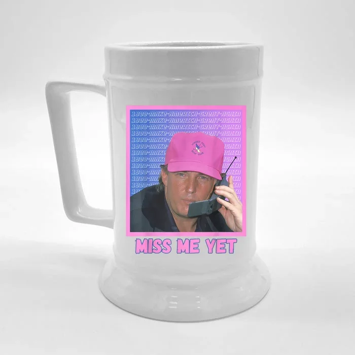 Trump 2024 President 2024 Front & Back Beer Stein