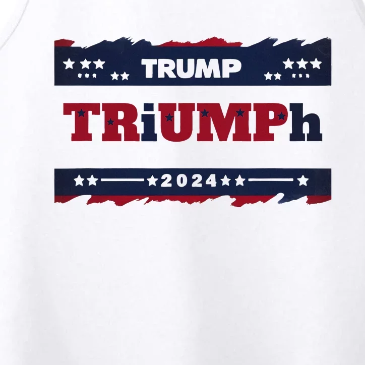 Triumph 2024 Patriotic Trump Performance Tank