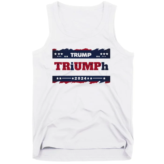 Triumph 2024 Patriotic Trump Tank Top