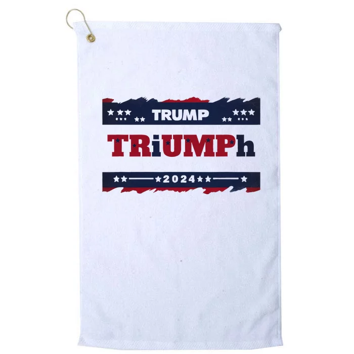 Triumph 2024 Patriotic Trump Platinum Collection Golf Towel