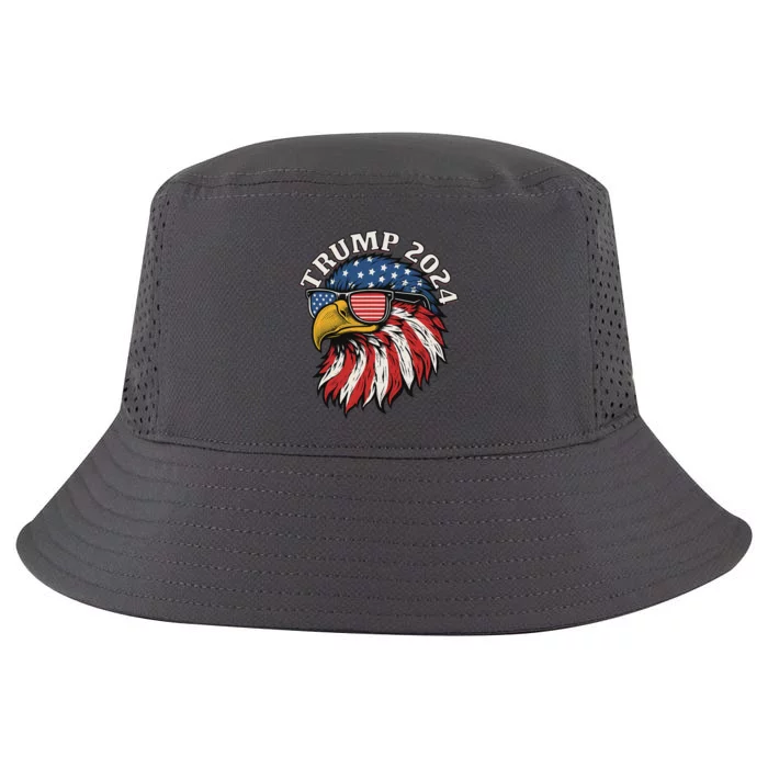 Trump 2024 Patriotic Eagle Sunglasses July 4th Cool Comfort Performance Bucket Hat