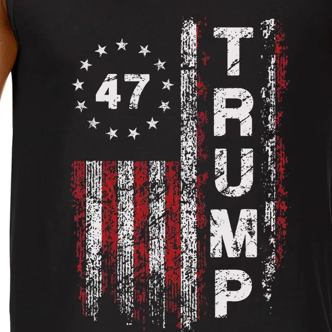 Trump 2024 Pro 47th President Us Flag Comfort Colors® Tank Top