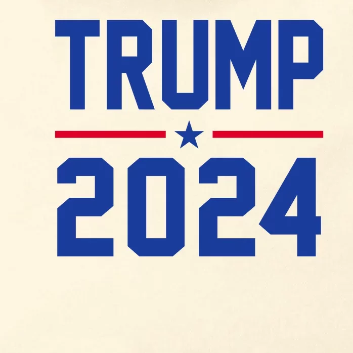 Trump 2024 Political Republican Zip Tote Bag