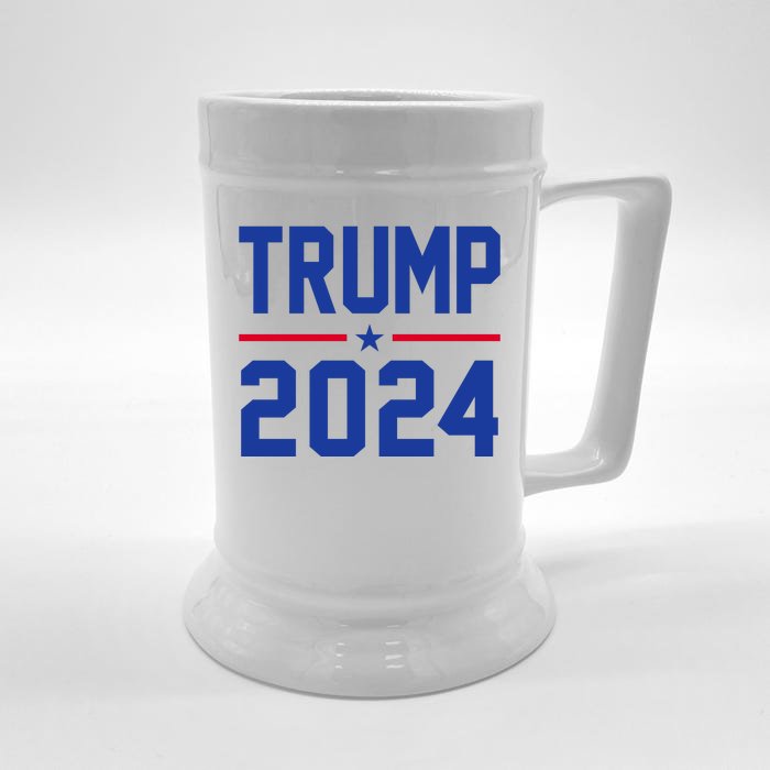 Trump 2024 Political Republican Front & Back Beer Stein