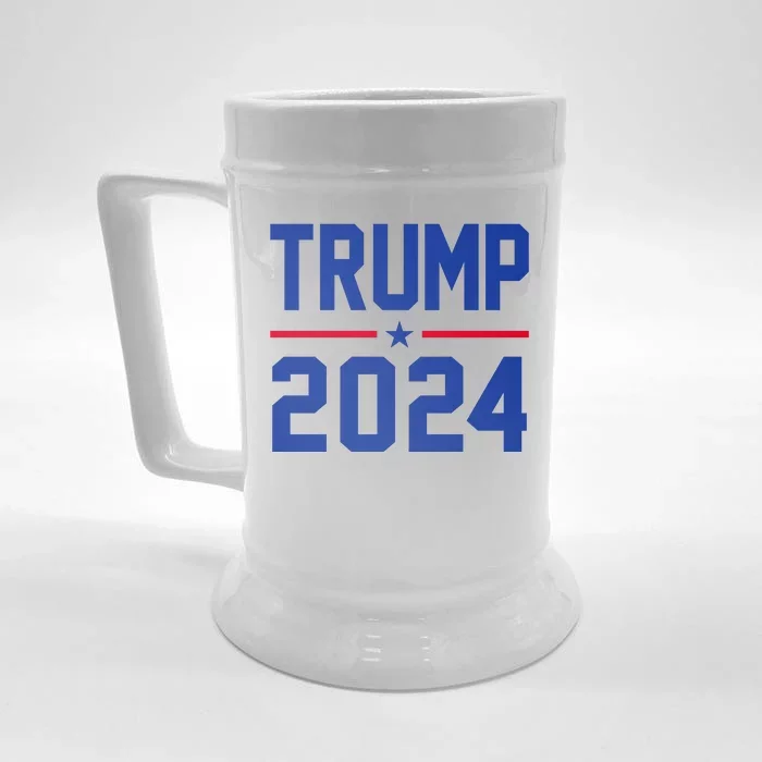 Trump 2024 Political Republican Front & Back Beer Stein