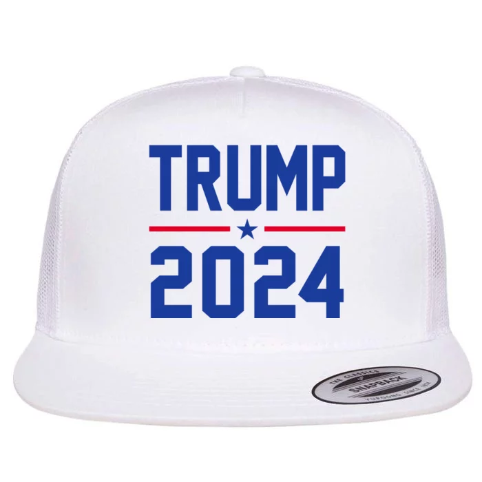 Trump 2024 Political Republican Flat Bill Trucker Hat