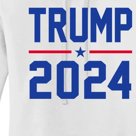 Trump 2024 Political Republican Women's Pullover Hoodie