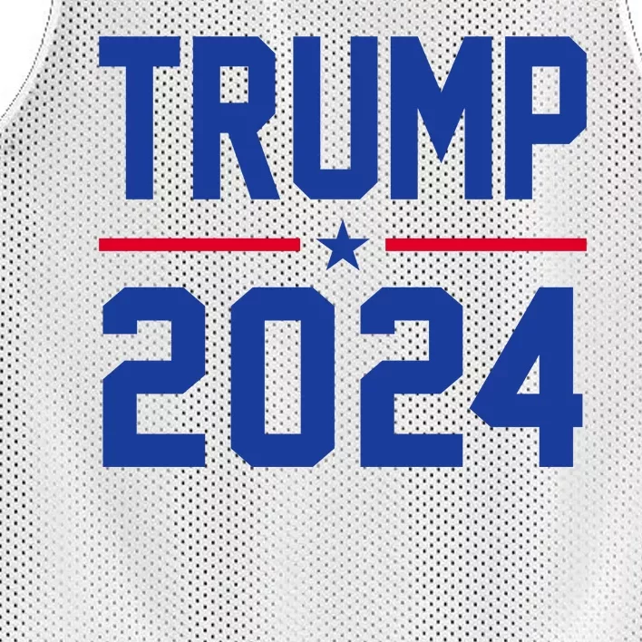 Trump 2024 Political Republican Mesh Reversible Basketball Jersey Tank