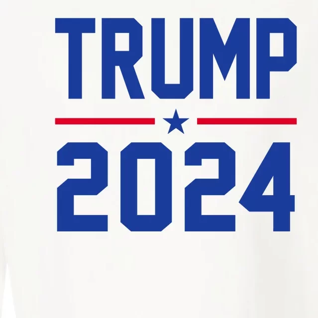 Trump 2024 Political Republican Cropped Pullover Crew