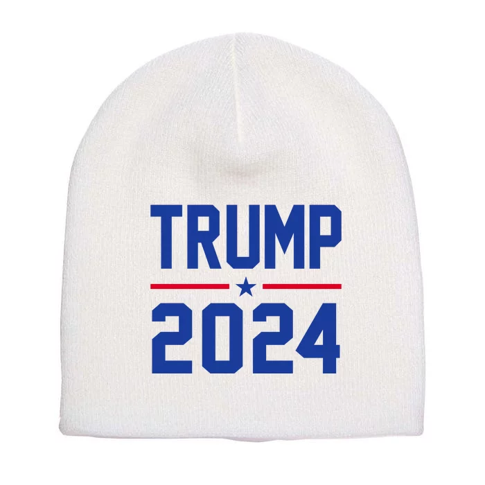 Trump 2024 Political Republican Short Acrylic Beanie