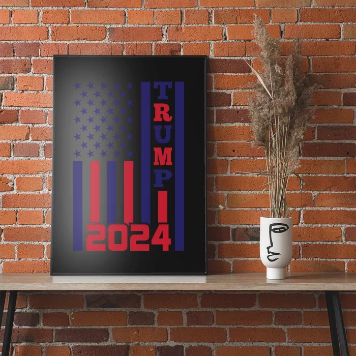 Trump 2024 Patriotic Theme Poster