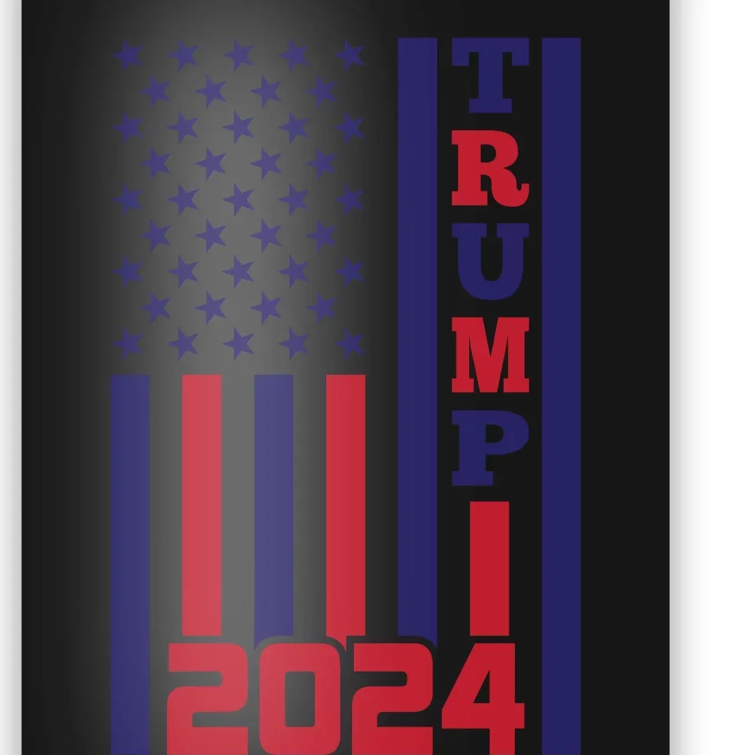 Trump 2024 Patriotic Theme Poster