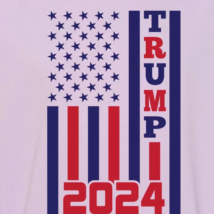 Trump 2024 Patriotic Theme Garment-Dyed Sweatshirt