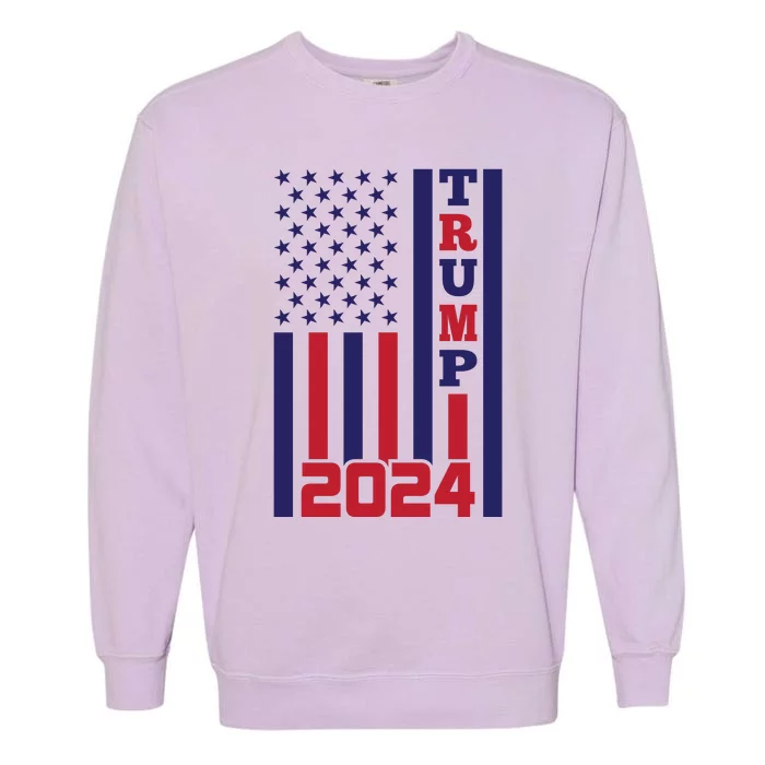 Trump 2024 Patriotic Theme Garment-Dyed Sweatshirt