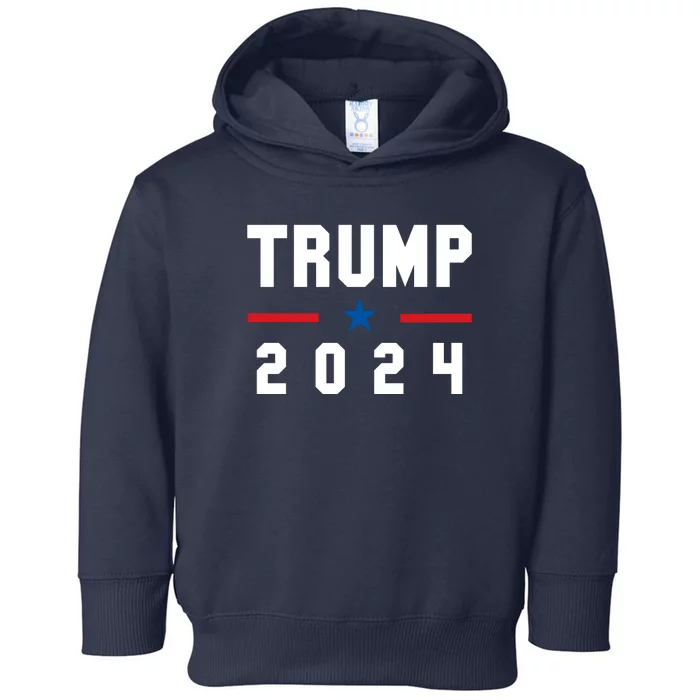 Trump 2024 | Pro Trump | Pro America | Republican Shirt | Patriotic Gifts Toddler Hoodie