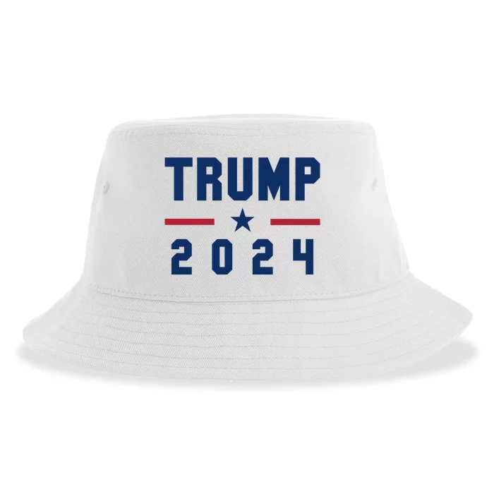 Trump 2024 | Pro Trump | Pro America | Republican Shirt | Patriotic Gifts Sustainable Bucket Hat