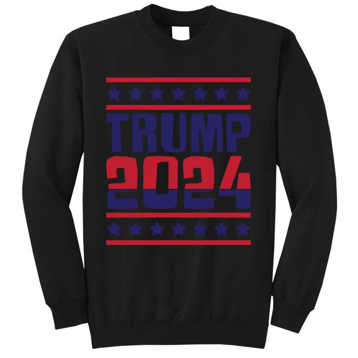 Trump 2024 Patriotic Motif Sweatshirt