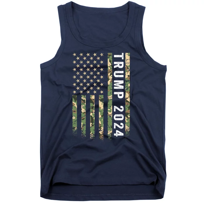 Trump 2024 President American Flag Gift Tank Top