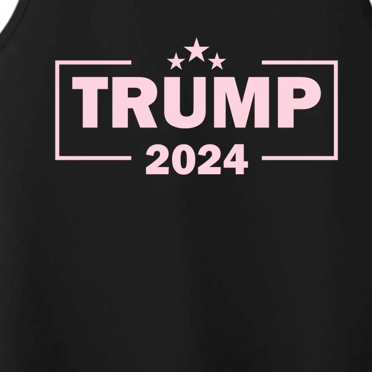 Trump 2024 Political Support Graphic Performance Tank